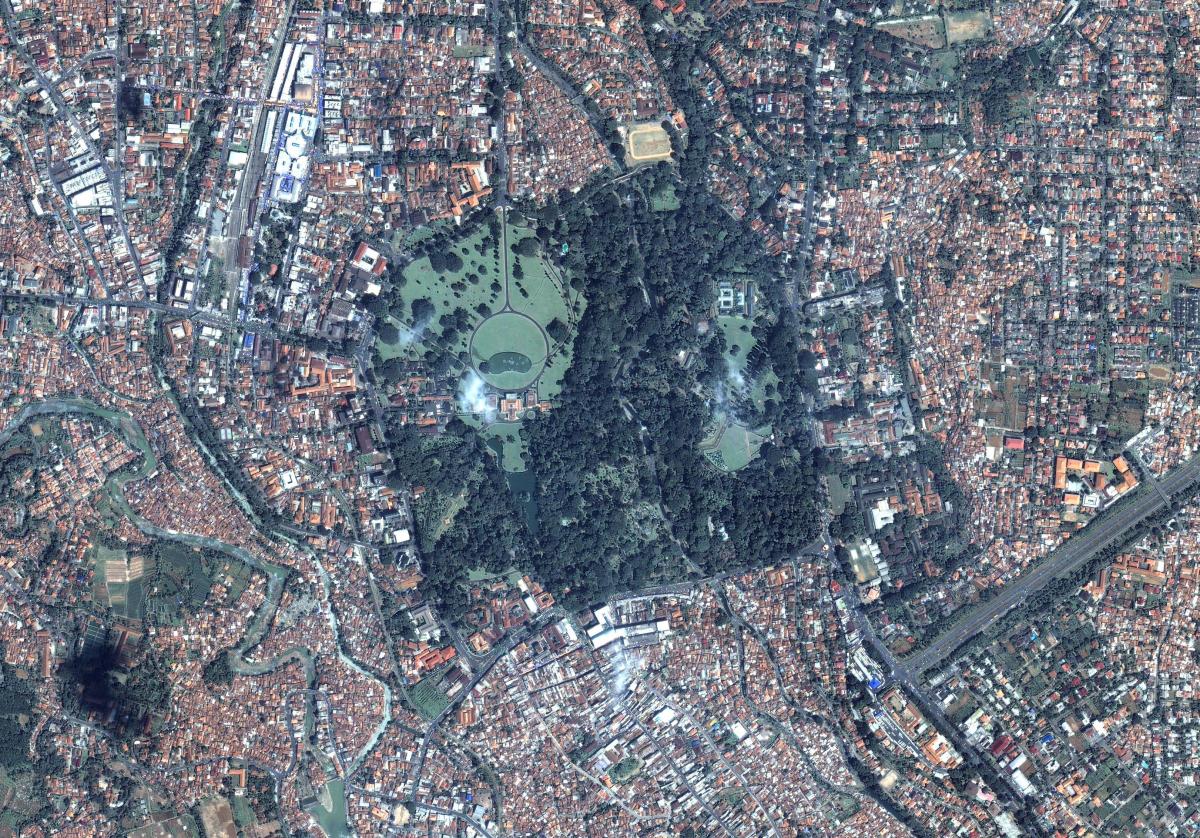 карта спутниковая Джакарта 