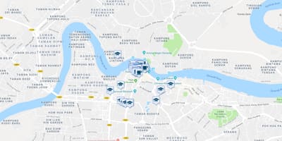 Карта Гамбир