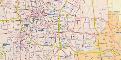Карта Джакарта улица