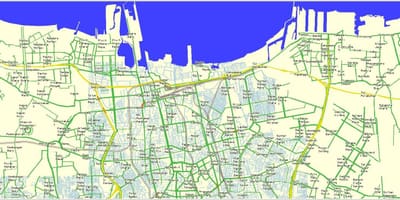 Карта Бекаси
