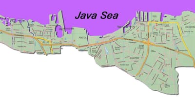 Джакарта утара карте