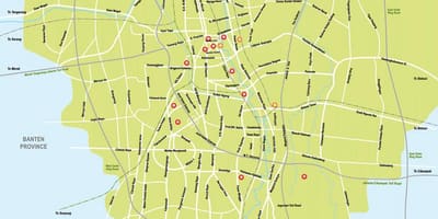 Карта гармохи Джакарта