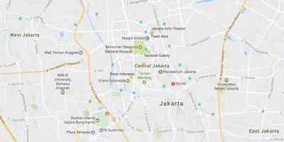 Карта Джакарта ночная жизнь