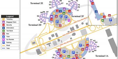 Терминал аэропорт Сукарно-Хатта 2 карте